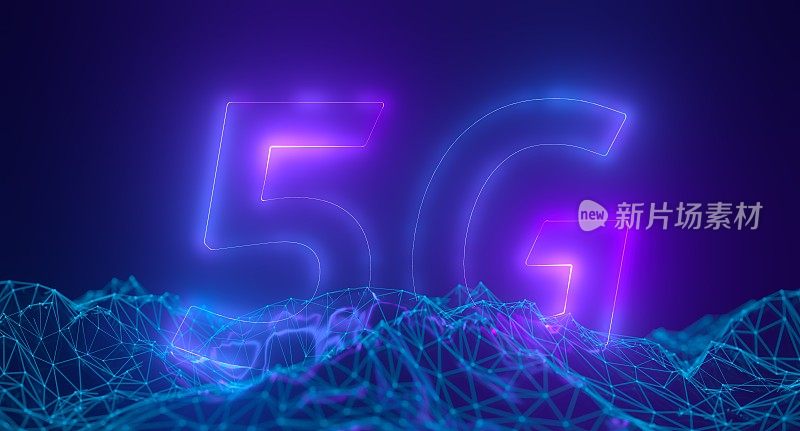 5G, 5代，移动网络数据技术，全球通信，速度